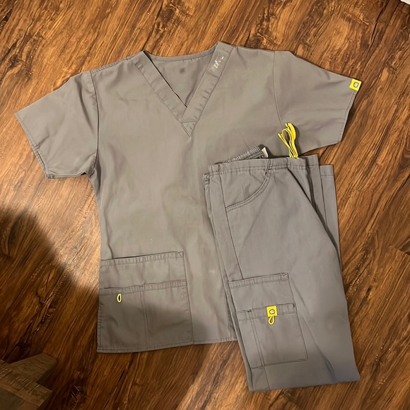 Other Spread Good Cheer Brand Grey Scrubs Poshmark